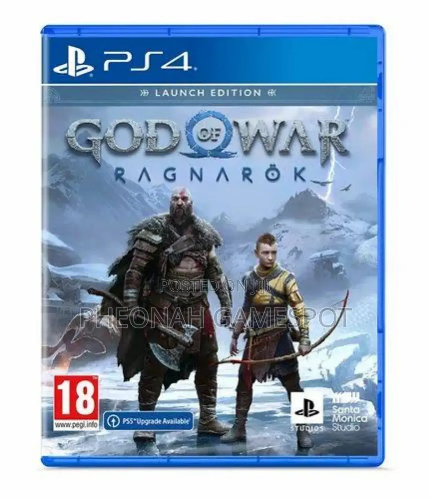 God Of War Ragnarok Game Cd For Ps4 At Only