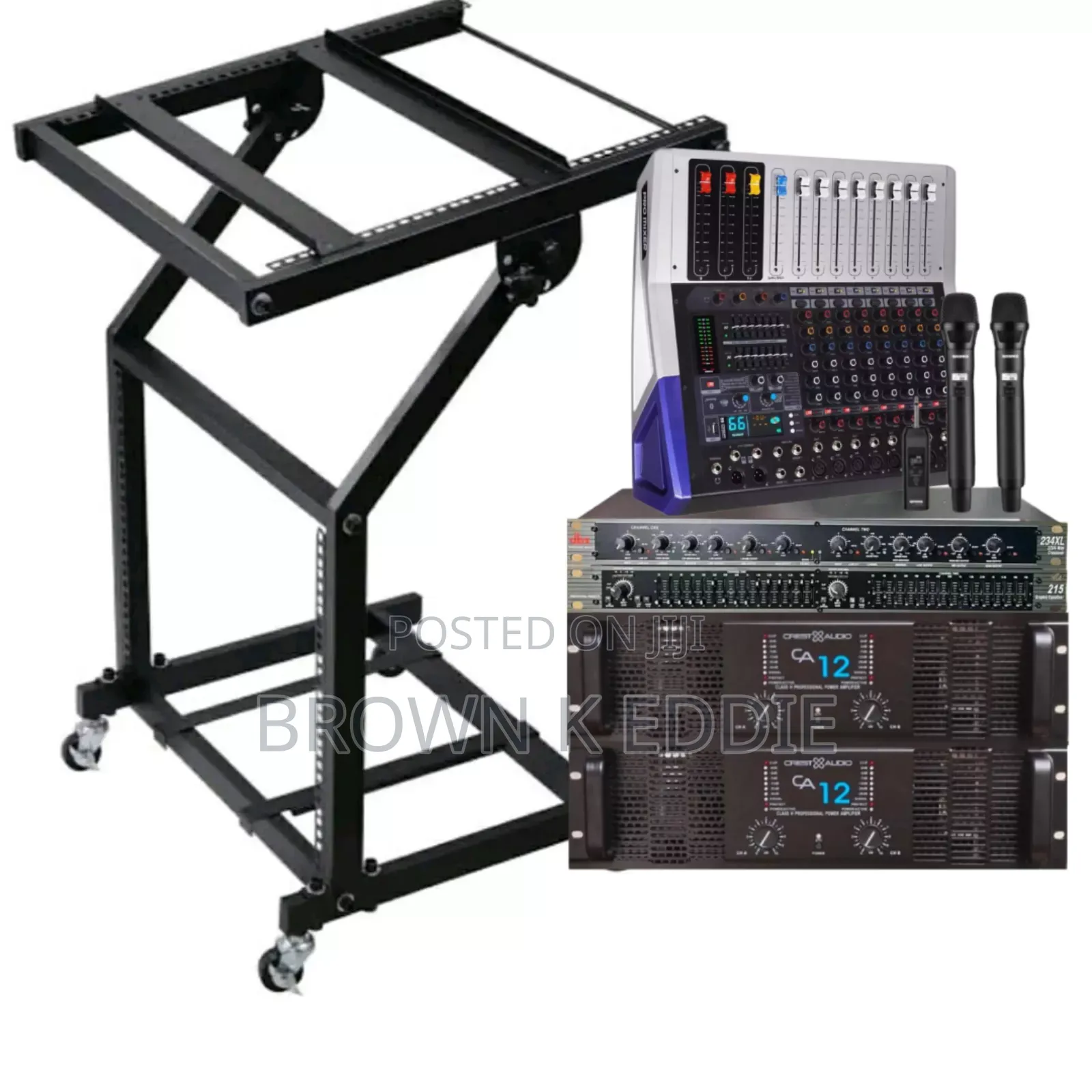 12unit Complete Dj Rack Setup