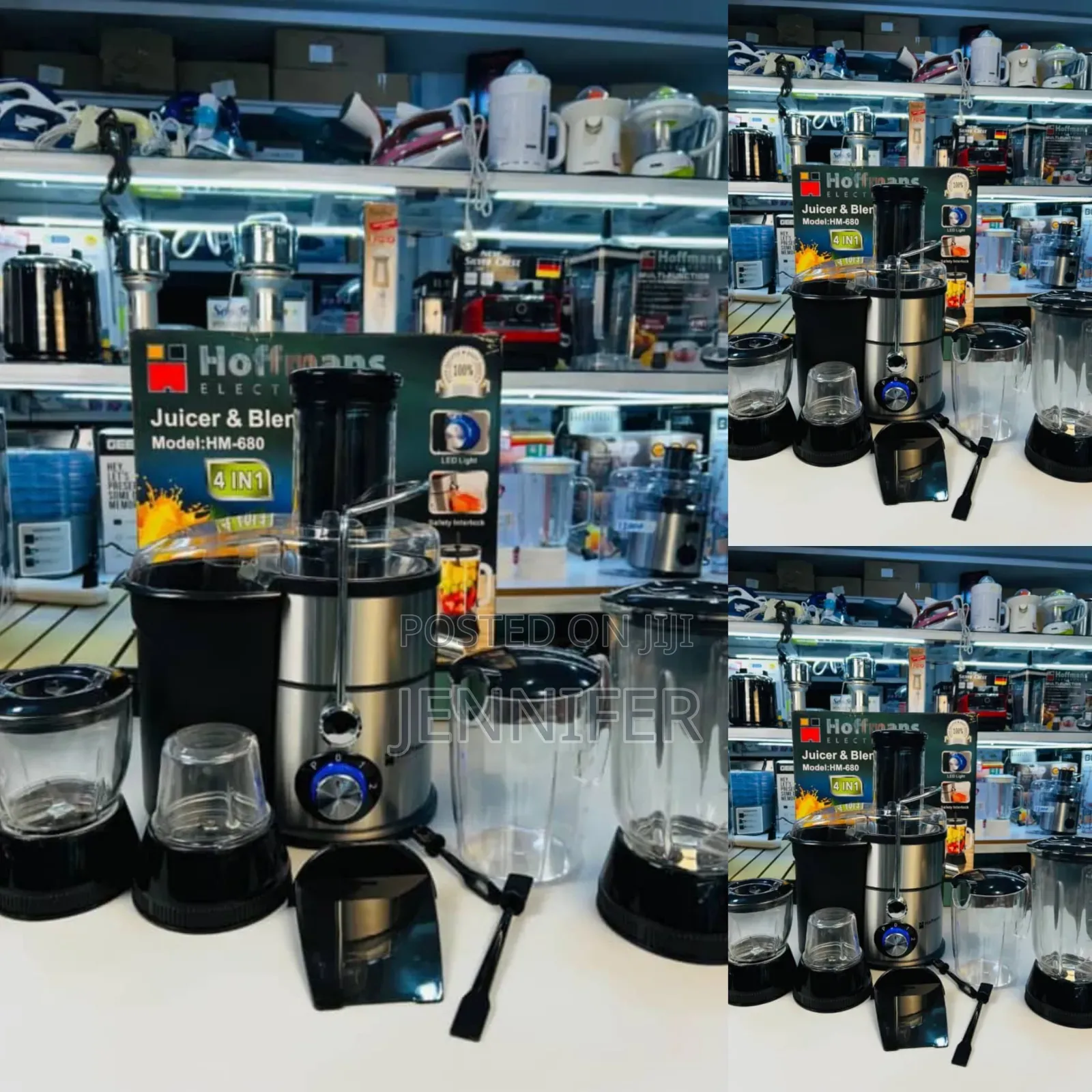 Hoffmans Hm-680 4in1 Multipurpose Blender Juicer