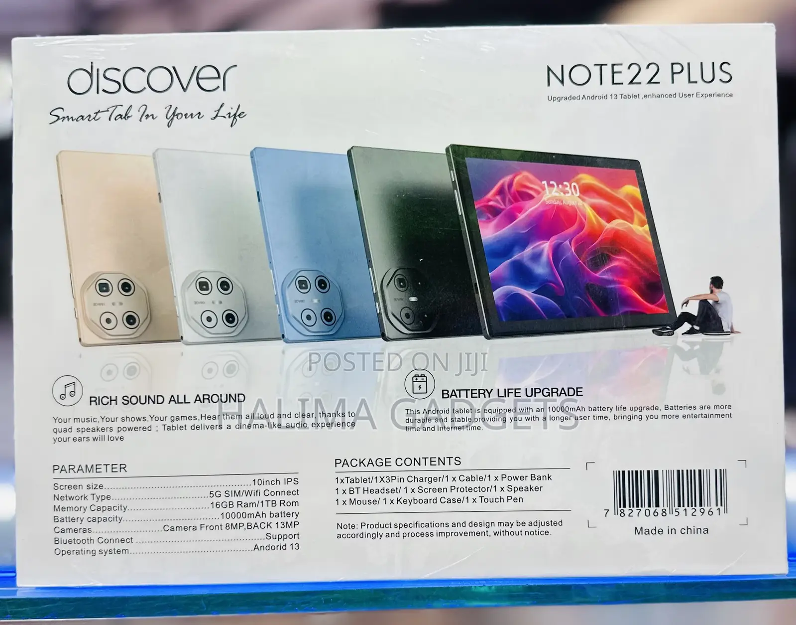 New Discover Note 22 Plus 1 TB Blue