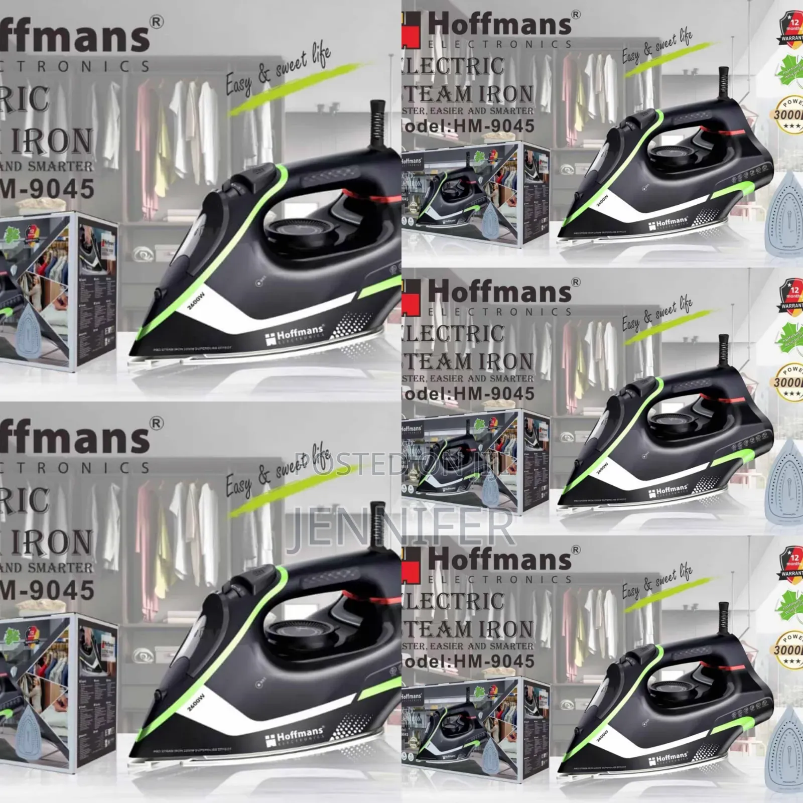 Hm- Original Hoffmans Steam Iron