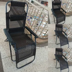 Metallic Frame Foldable on the Go/Balcony Chair Bed