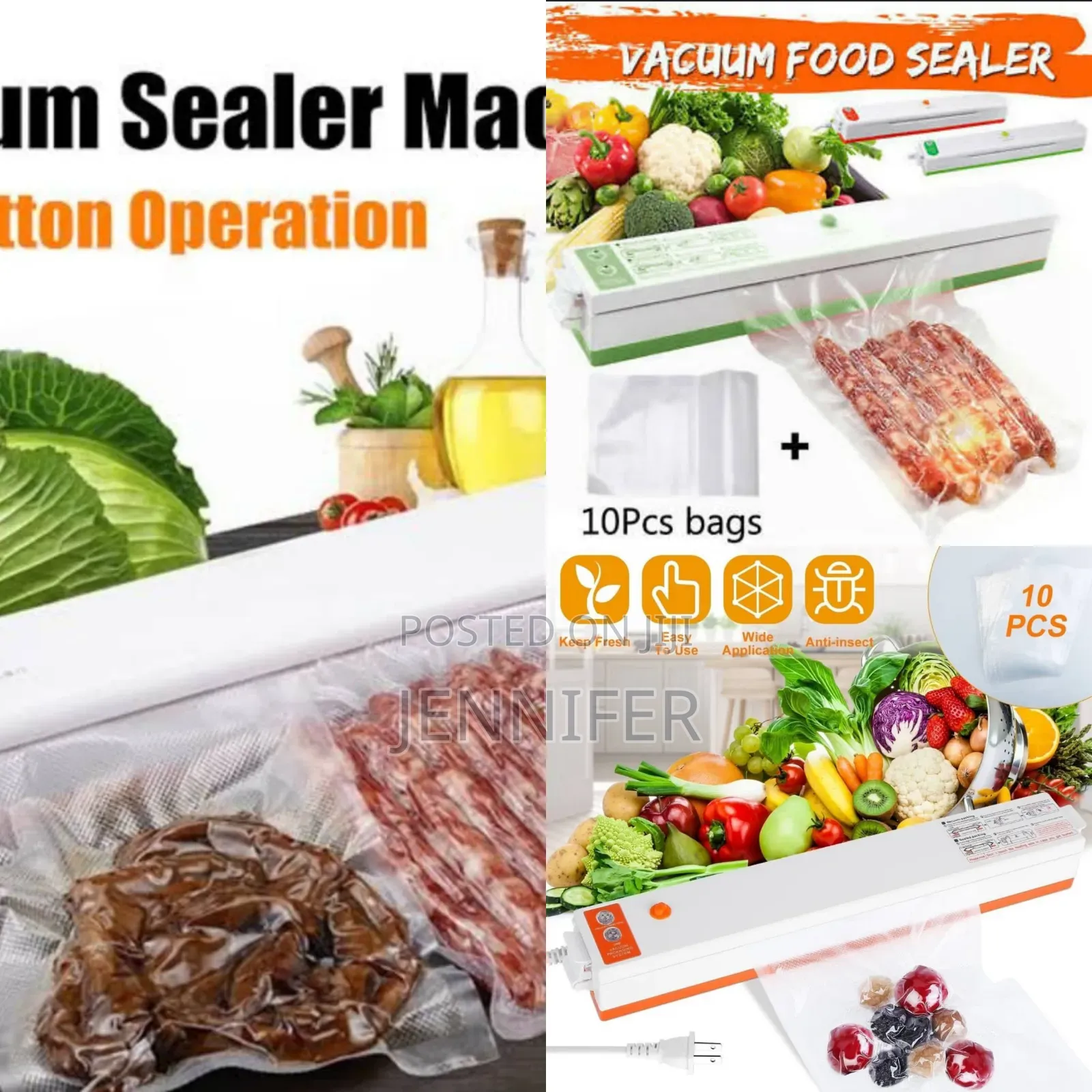 One Button Vacuum and Seal Machine