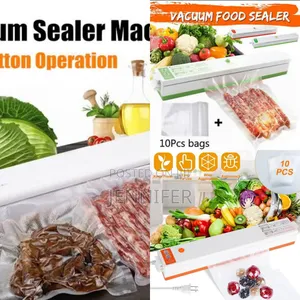 One Button Vacuum and Seal Machine