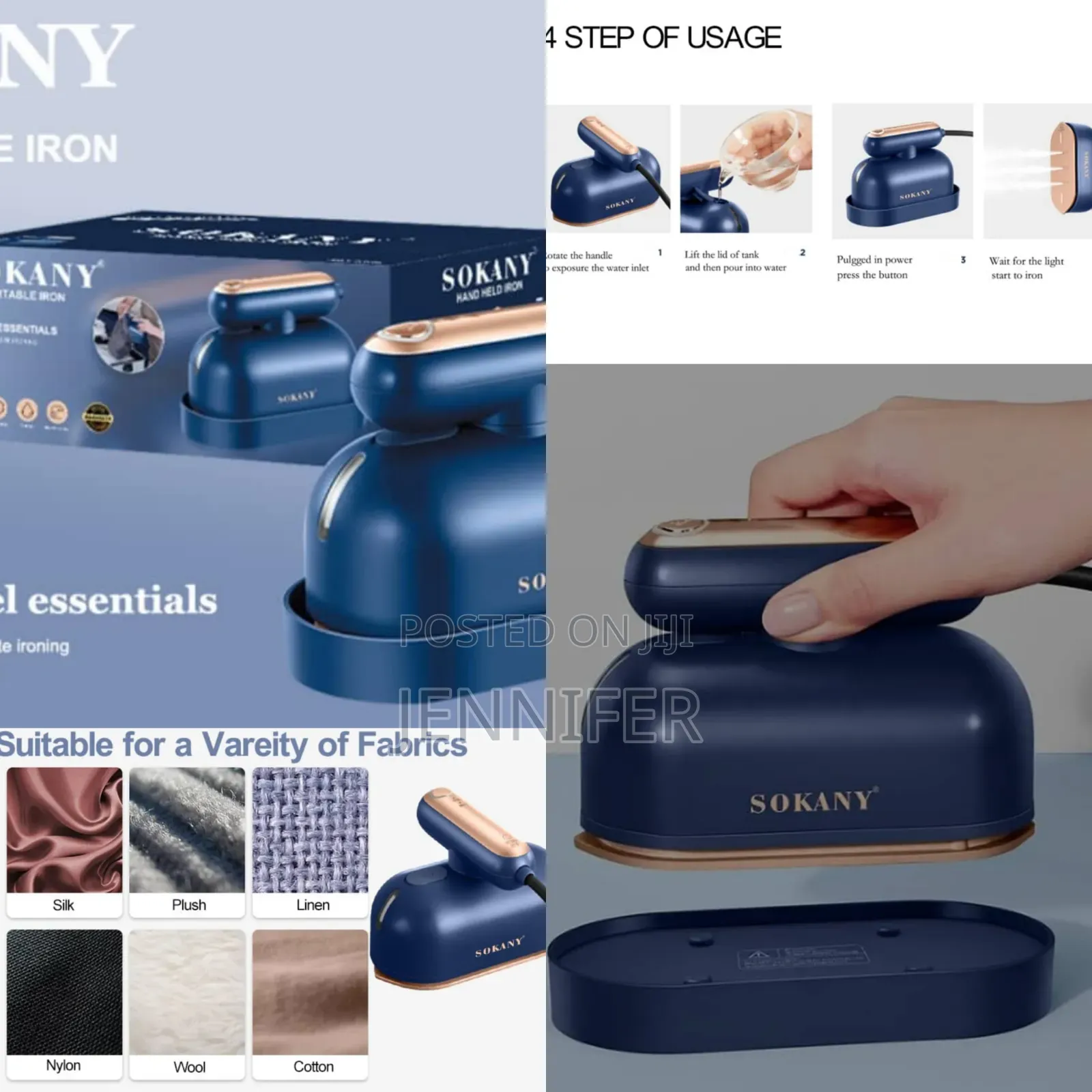 Sokany Sk 3064 Mini Travel Iron
