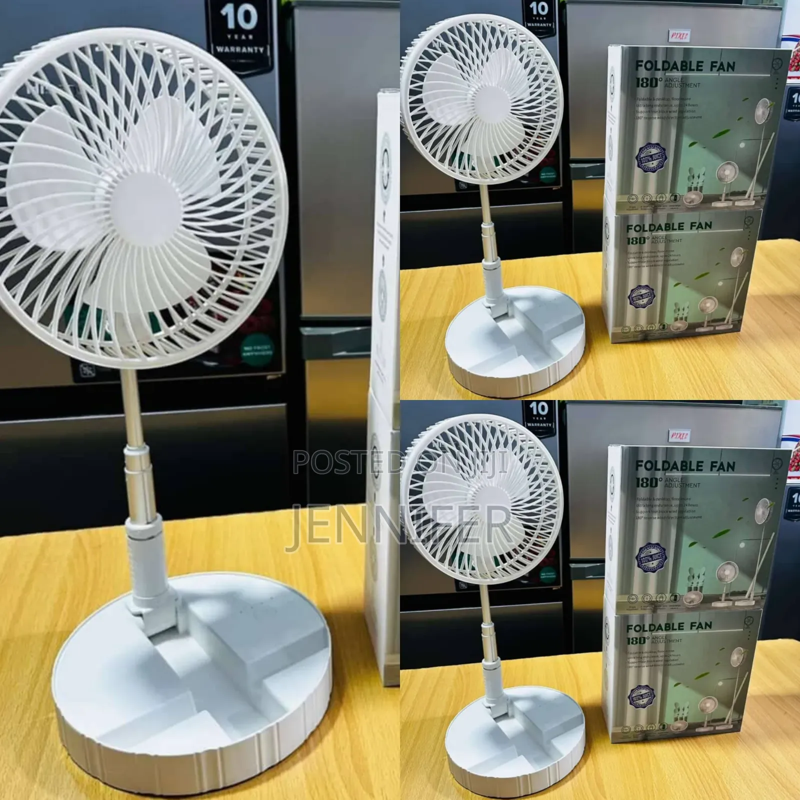 180°Foldable Rechargeable Mini Table Fan