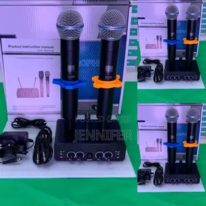 Photo - Duo Wireless Uhf Karoake Microphones