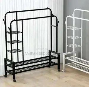 Metallic Shoe Rack