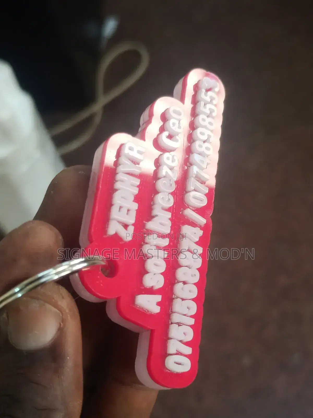2d Detailed Acrylic Key Holders