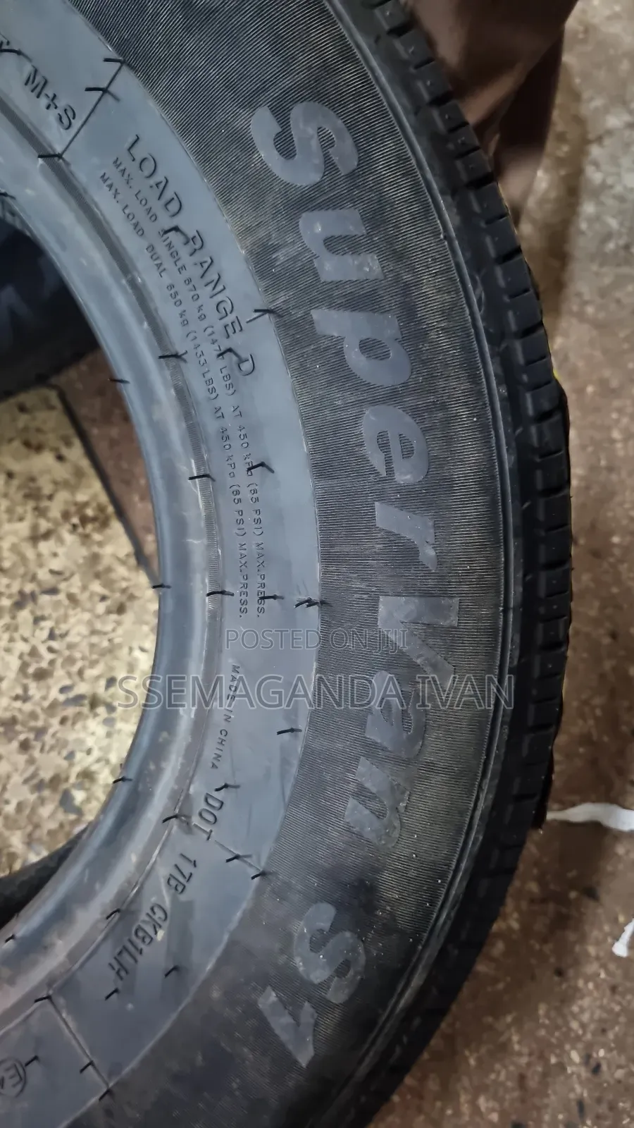 165r13c Superman Tyre