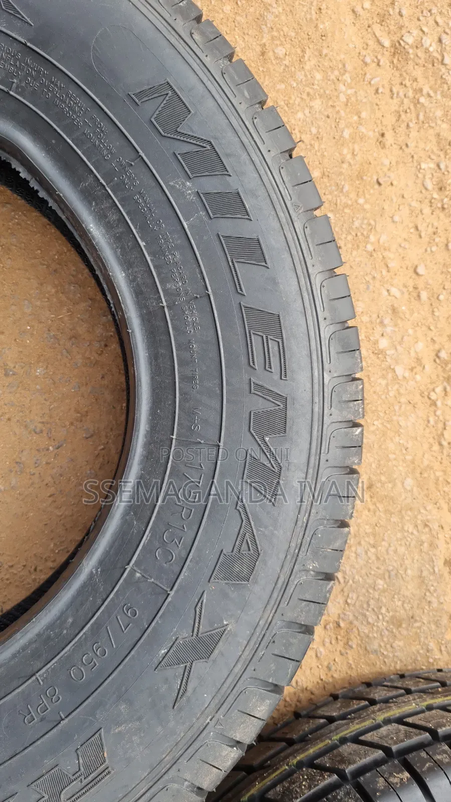175r13c Millemax 8 Ply Rating