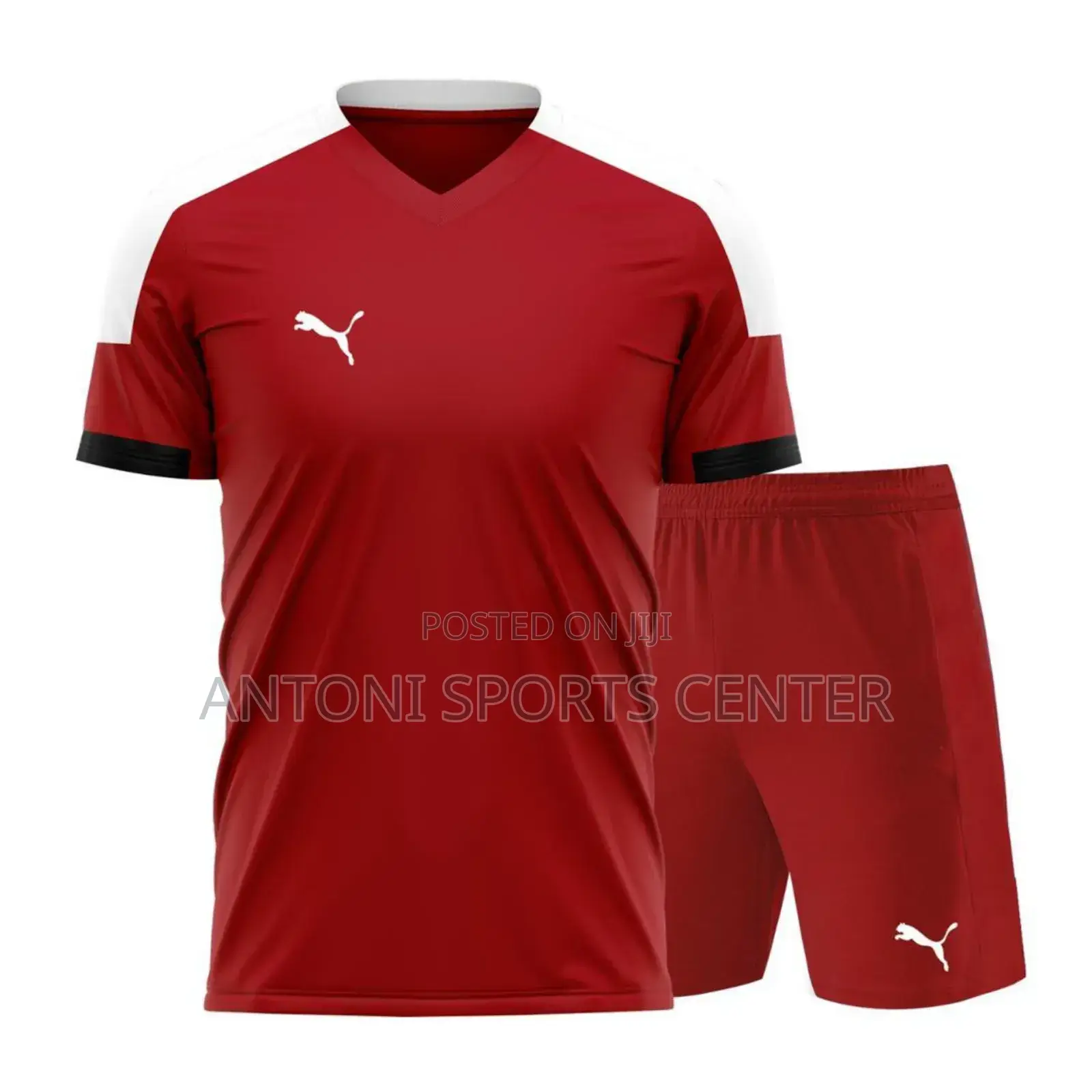 Puma White Color Jersey Plain