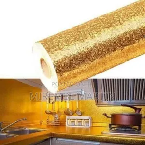 Kitchen Wall Stove Aluminum Foil Oil Proof Stickers