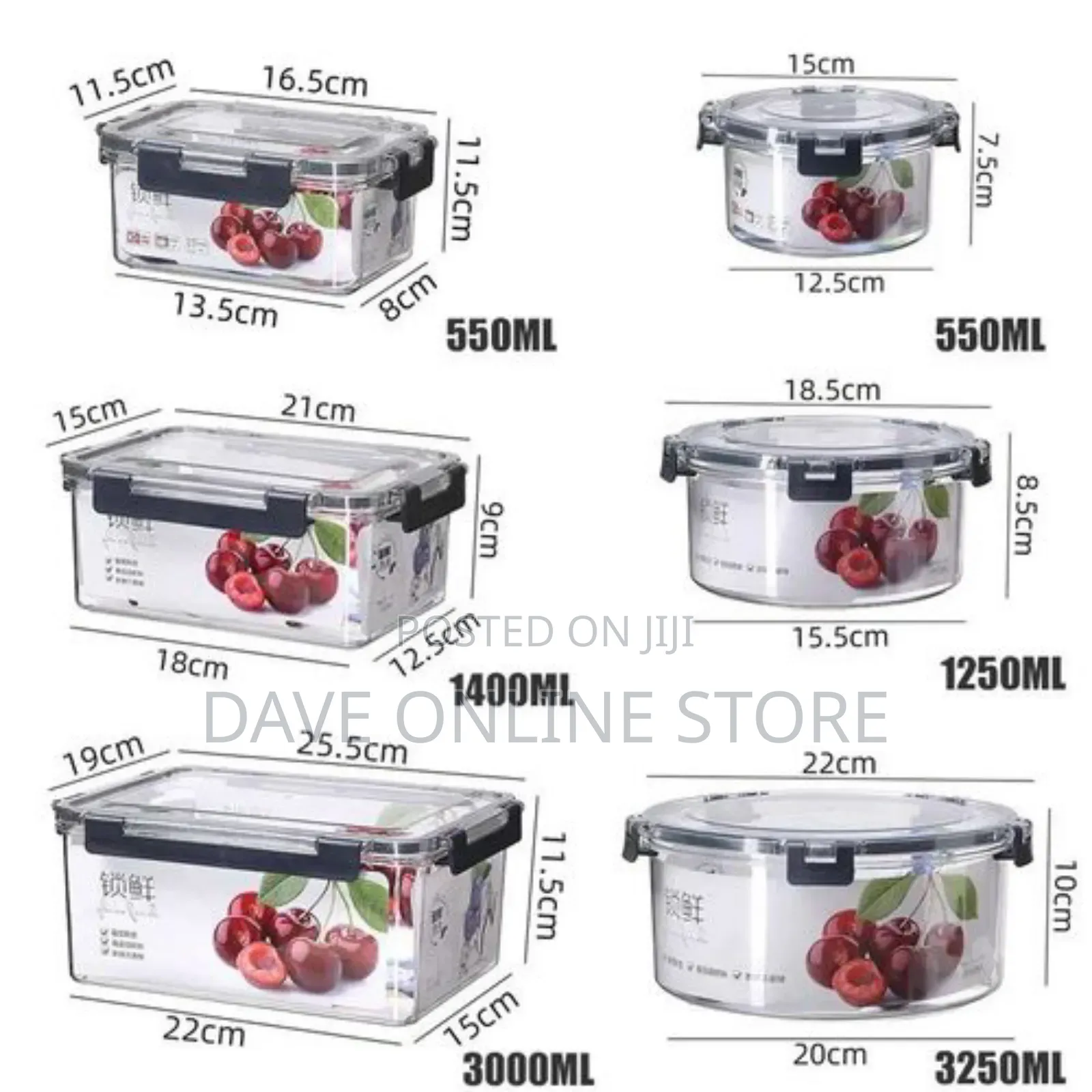 3in1 Refrigerator Food Storage Box