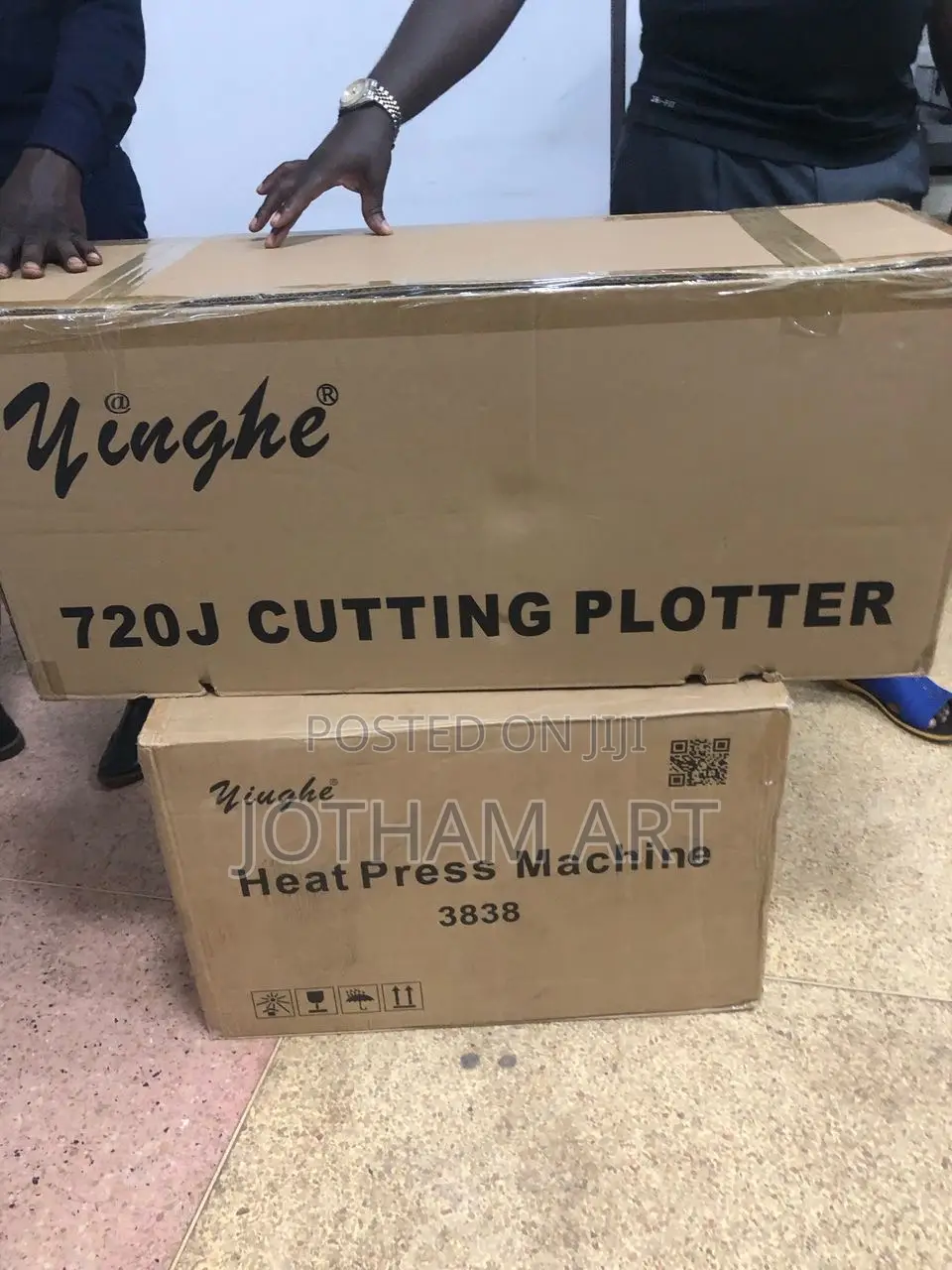 Cutting Plotter + Heat Press Machine