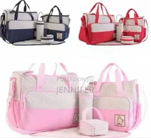 5in1 Portable Woven Mummy Diaper Bags