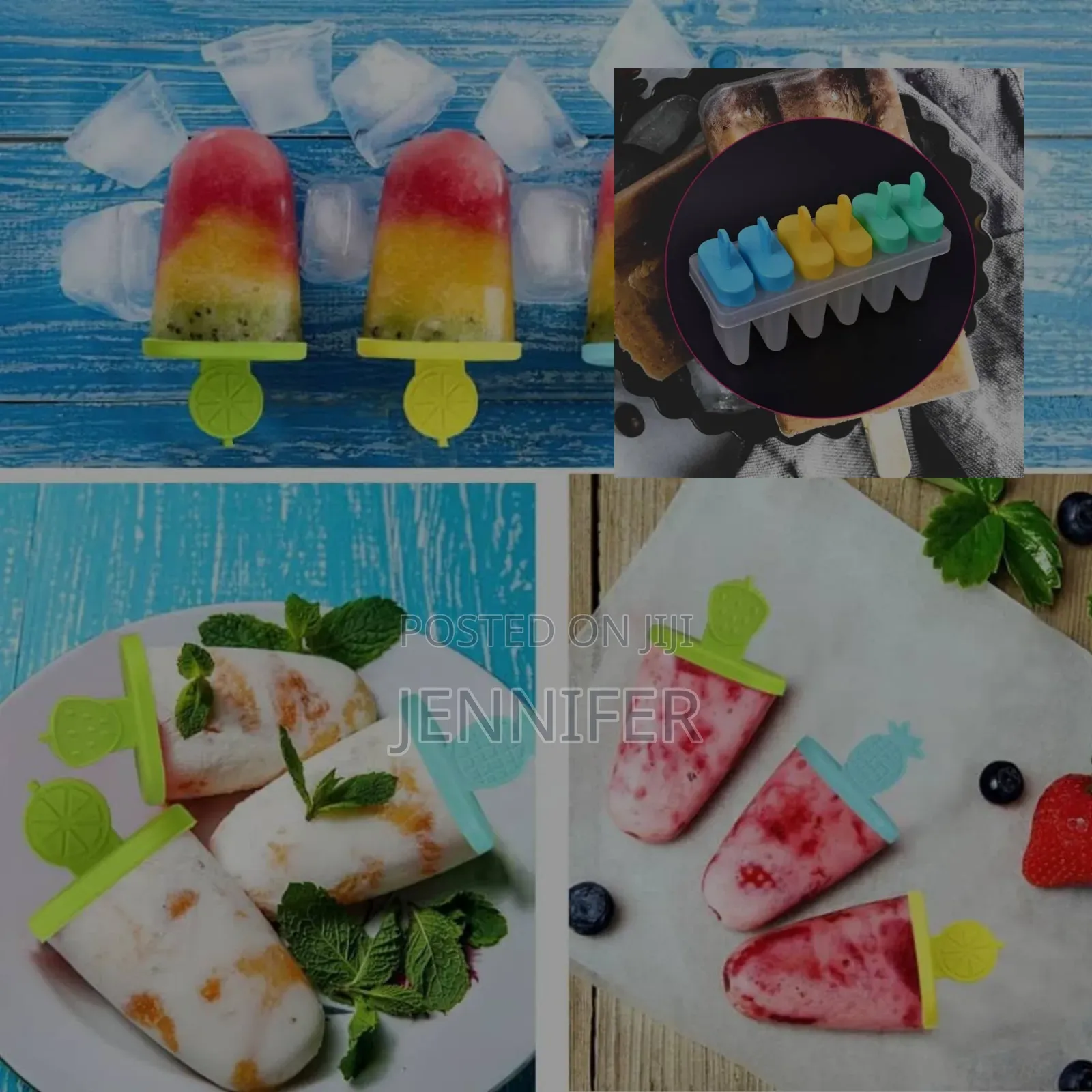 Reusable Cream Lollipop Maker Molds
