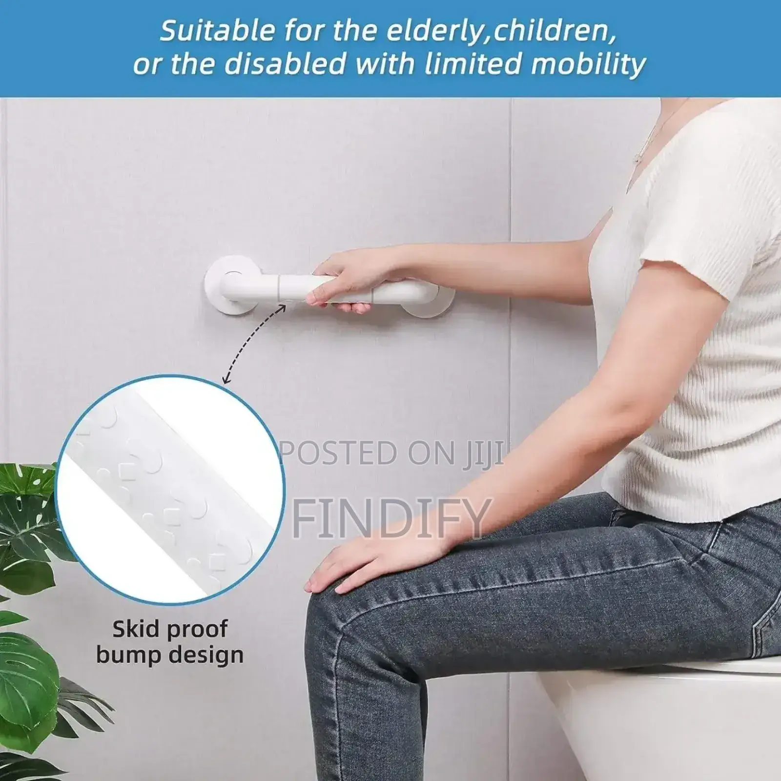 Shower Handle Safety Grab Bar Bathroom Non-Slip Safety Bar