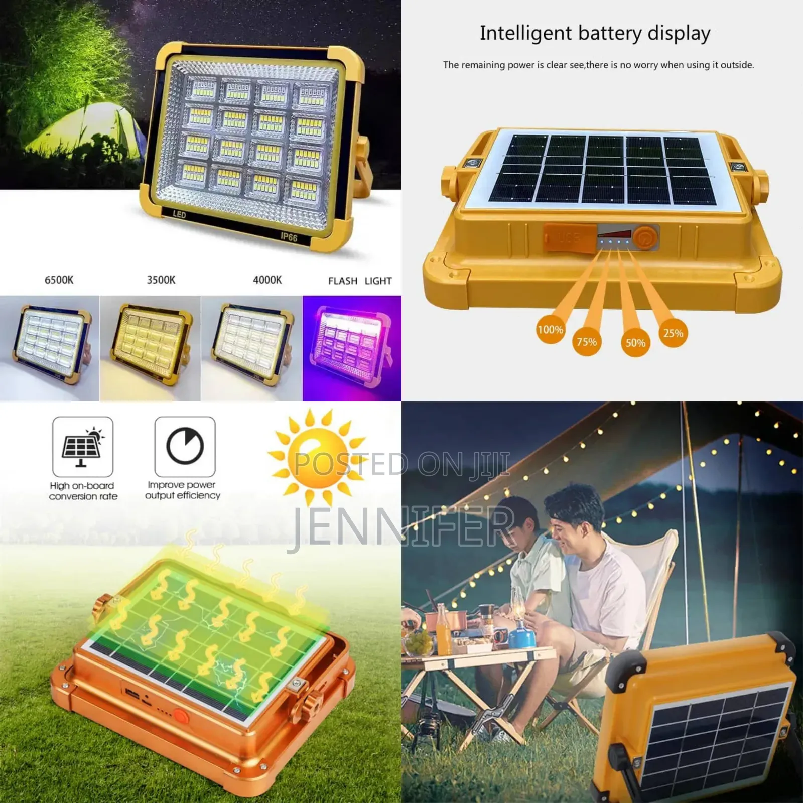 Multifunction High Power Rechargeable Floor Light