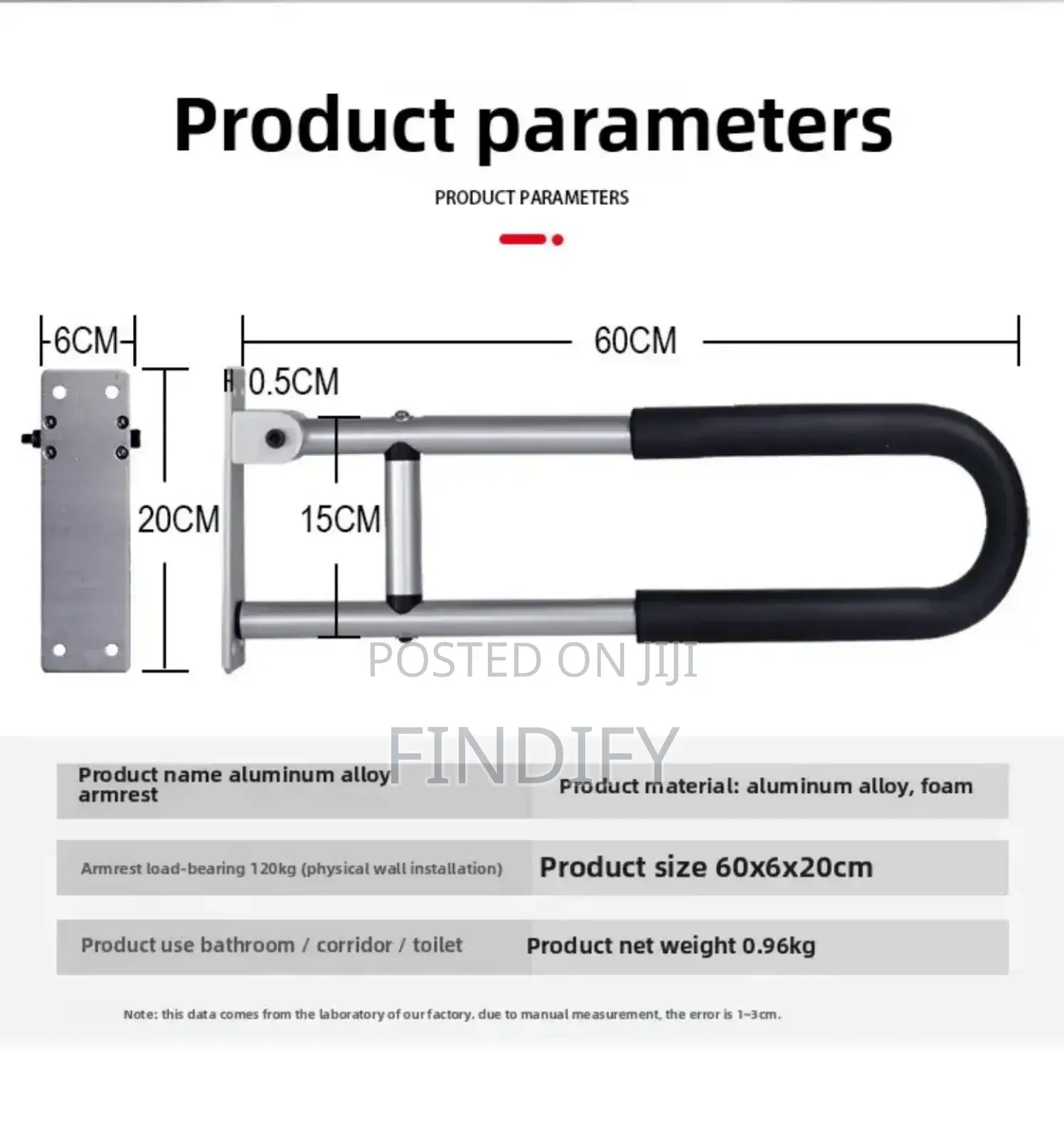 Safety Rail Swing Non-Slip Grab Bar