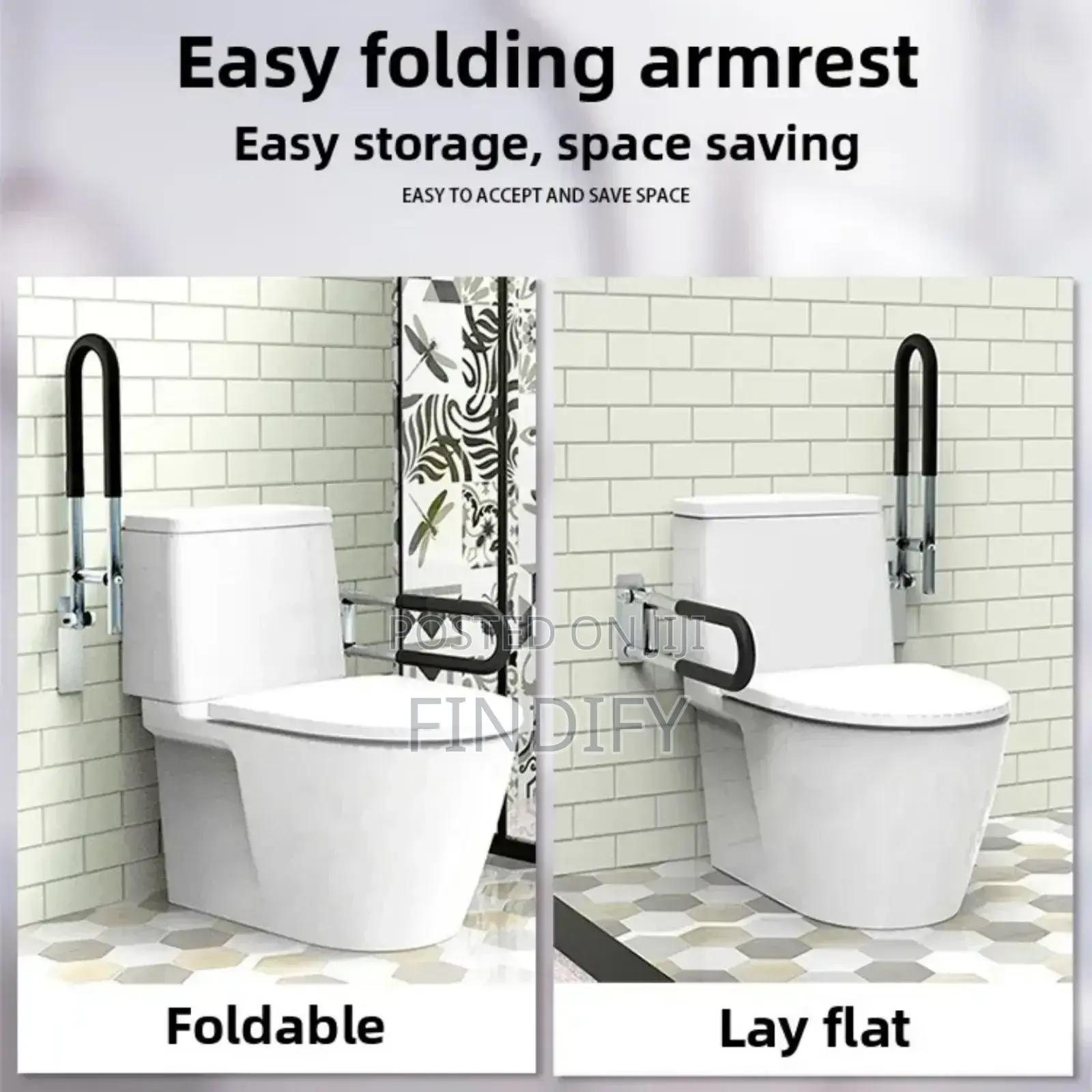 Safety Rail Swing Non-Slip Grab Bar