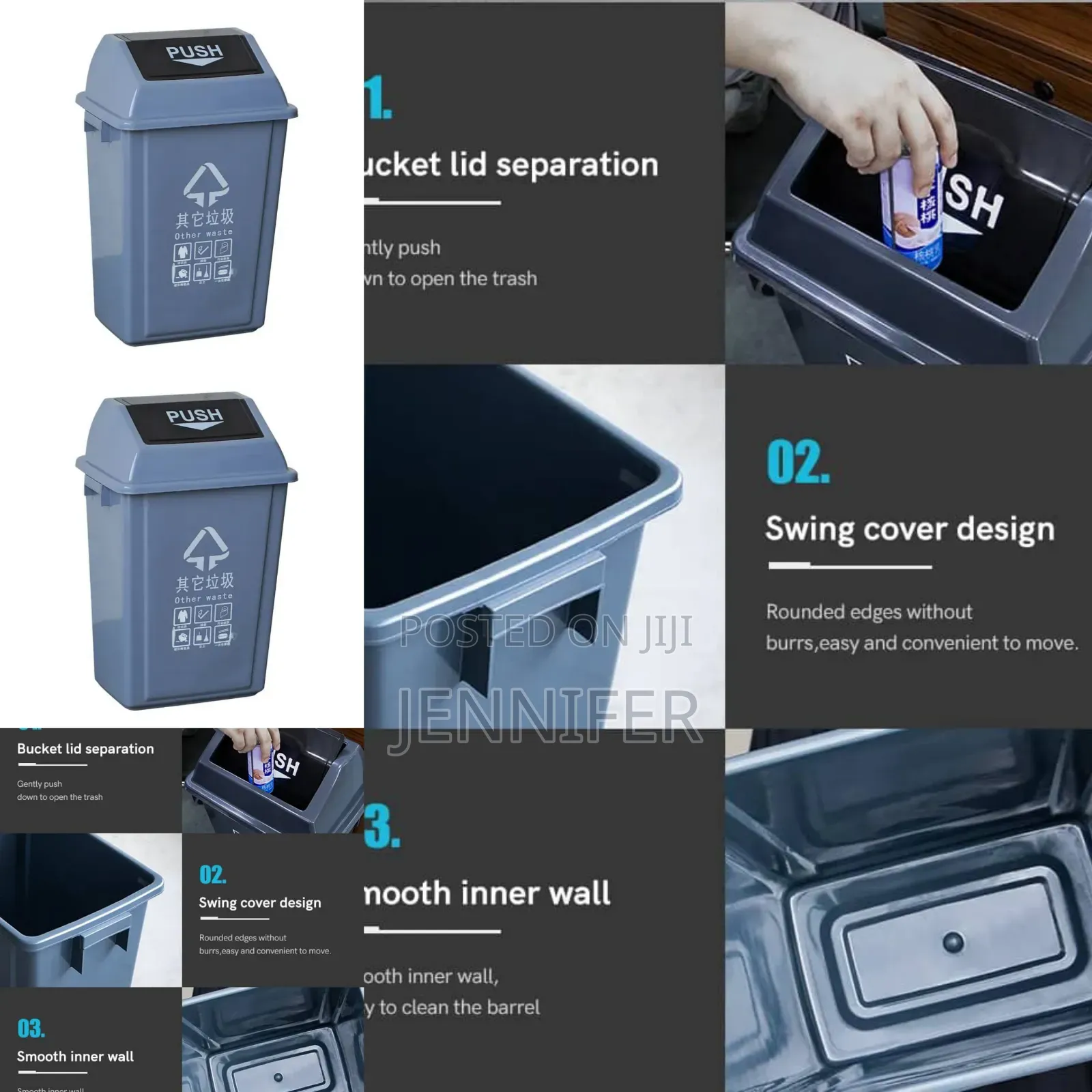 15litres High Quality Indoor Dustbin