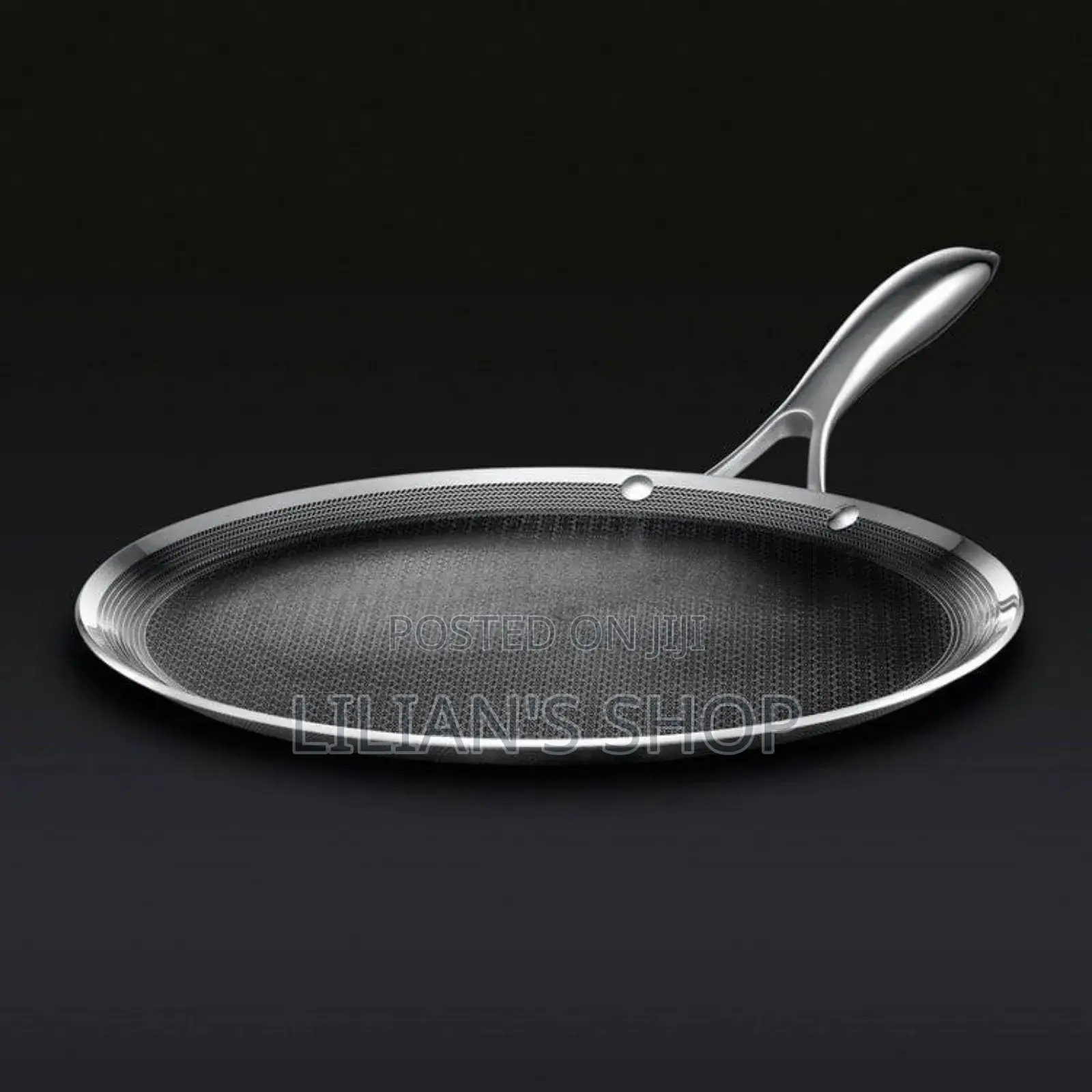 30cm Stainless Steel Flat Frying Pan