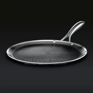 30cm Stainless Steel Flat Frying Pan