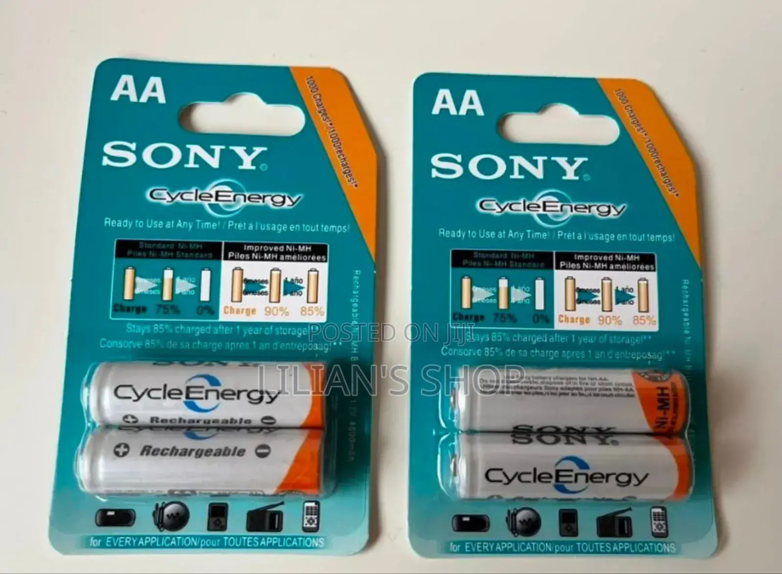 Aa Sony Rechargeable Battery