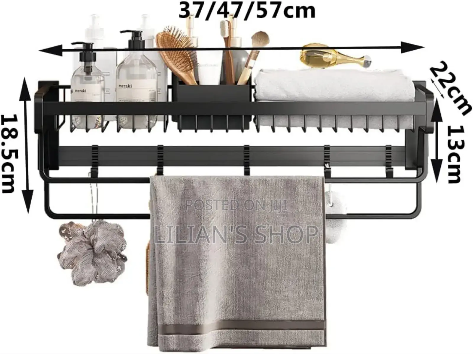 Heavyduty Wall Mounted Bathroom Organizer