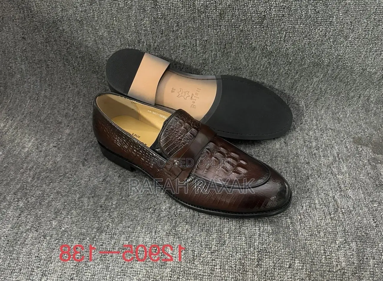 Original Dark Tan Berluti Paris Leather Loafers