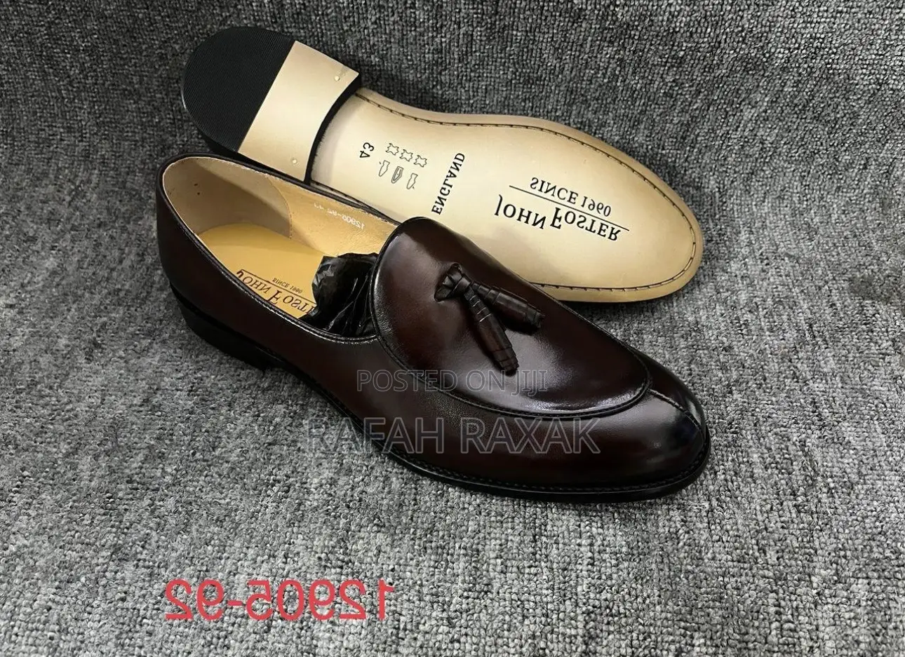 Original Men’S Coffee Brown John Foster Leather Loafers