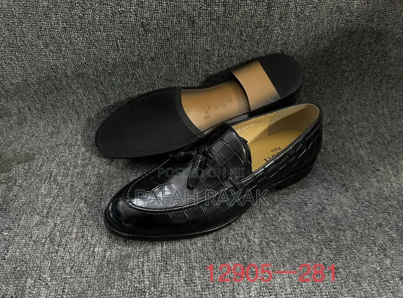 Original Classic Black Berluti Gentle Leather Loafers
