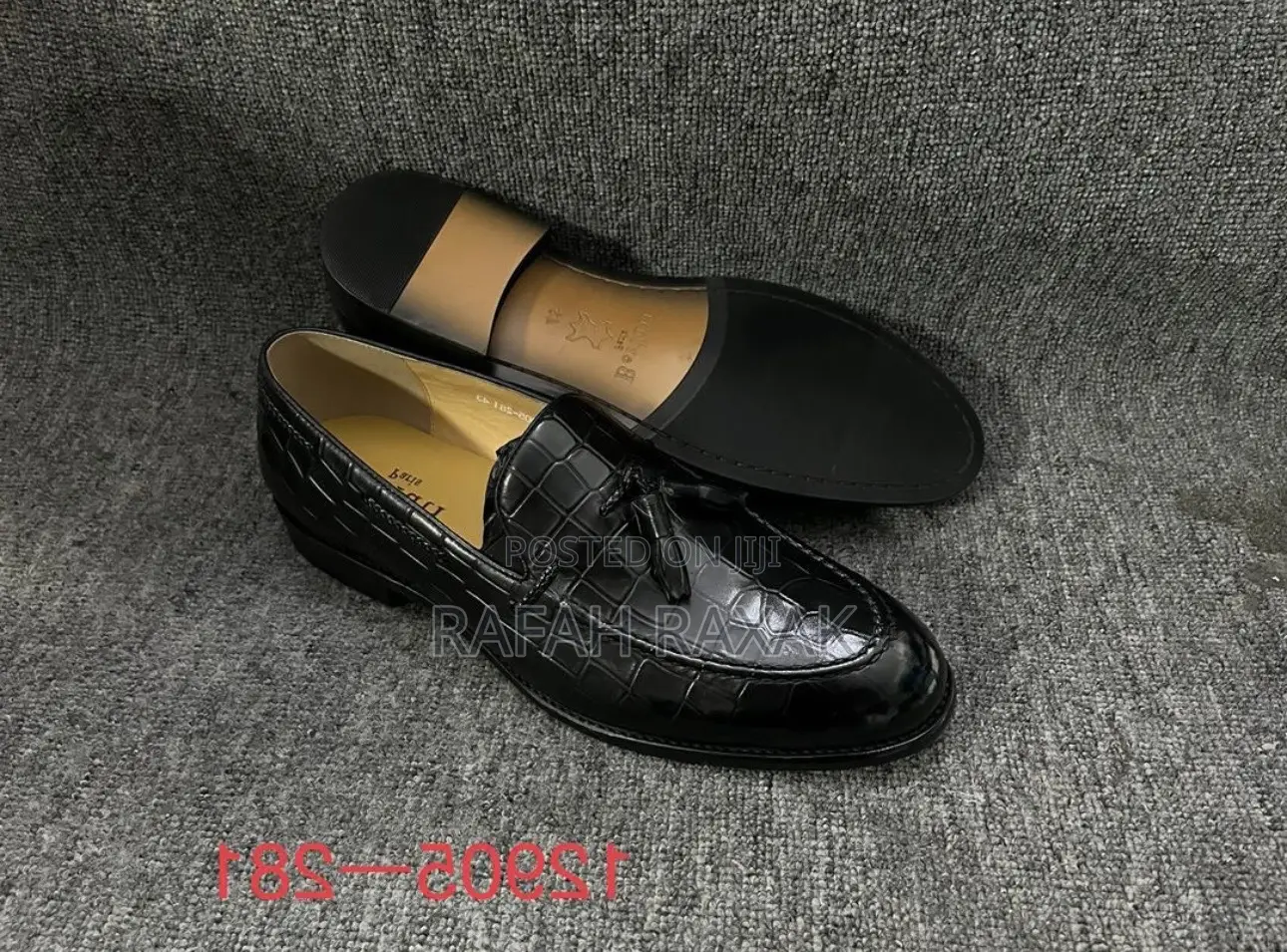 Original Classic Black Berluti Gentle Leather Loafers