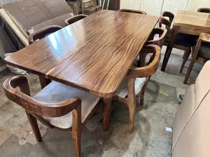Photo - Modern Mugavu Dining Set/ Solid Dining Table