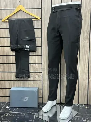Fashion Beltless Gental Men’S Trousers