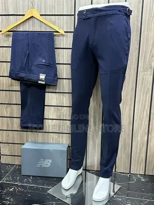 Fashion Beltless Gental Men’S Trousers
