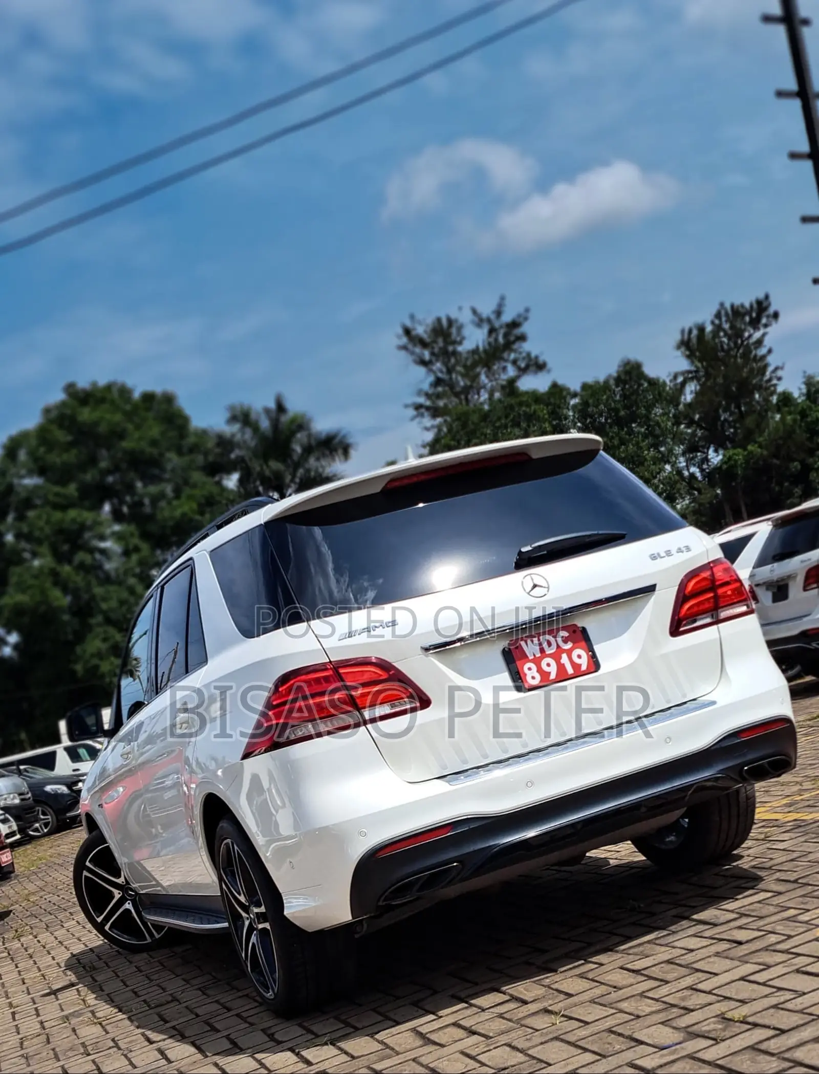 Mercedes-Benz GLE-Class AMG GLE 43 4MATIC 2016 White