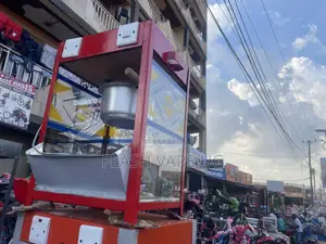 Red Steel Pop Corn Machine