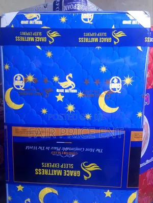 Fibre Mattress.4*6*6inches. ( Blue)