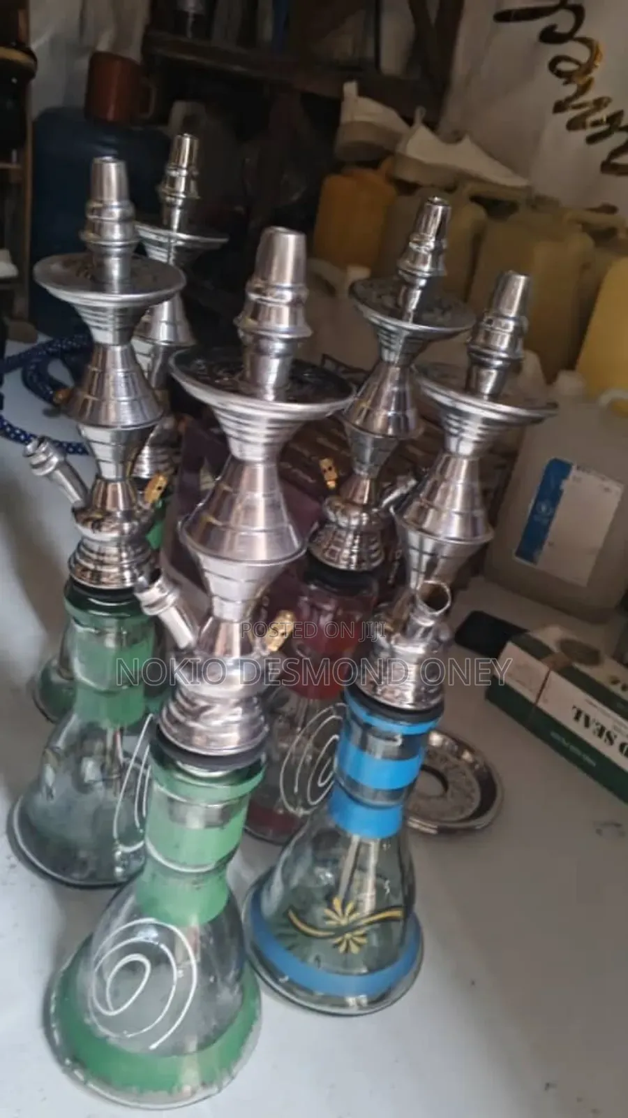 Glass and Steel Shisha Pots Available at Affordable Prices