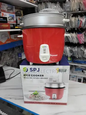 SPJ 2.2l Rice Cooker With Steamer - Red