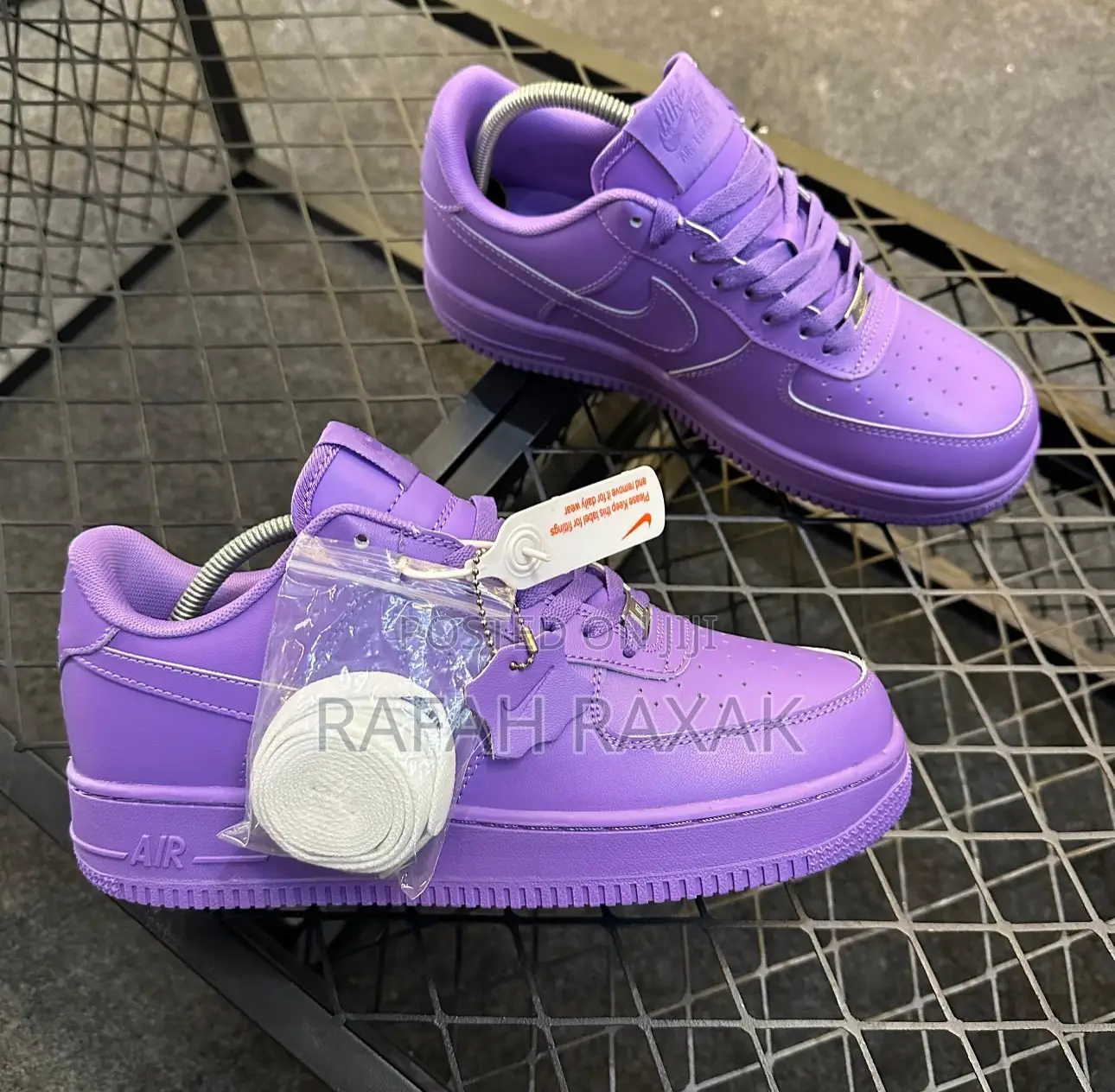 Original Purple Nike Air Force 1 07 Low Sneakers