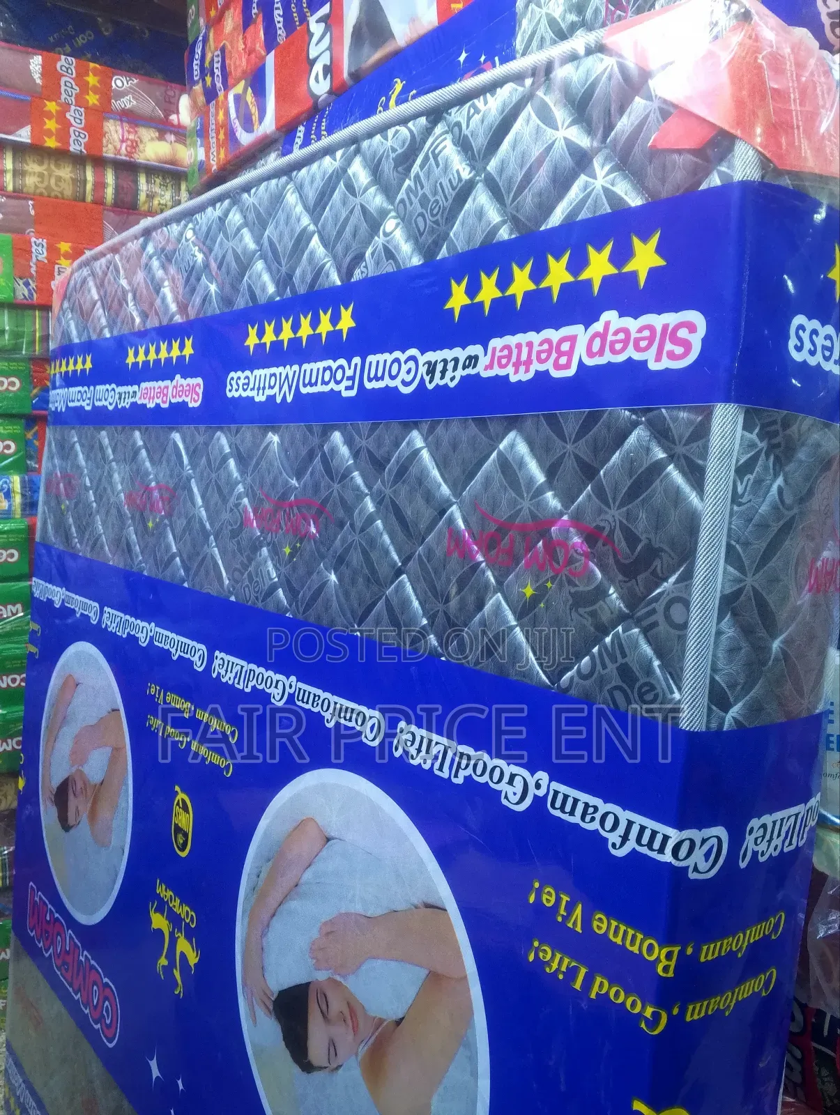 High Density Mattress.5*6*6inches ( Gray)