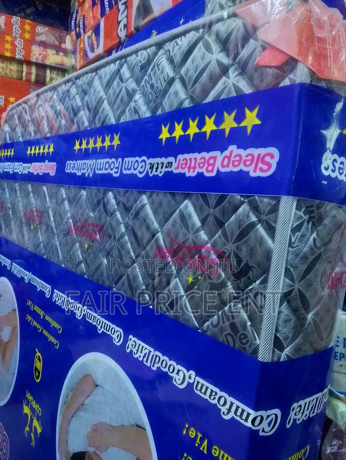 High Density Mattress.5*6*6inches ( Gray)
