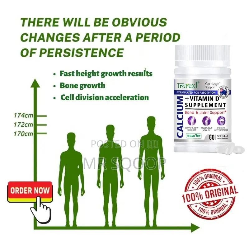 Adult Height Growth Supplement Bone Strength Height Booster