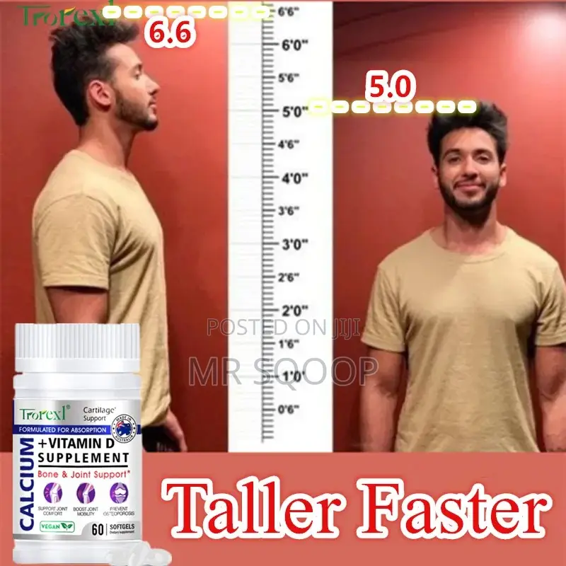 Adult Height Growth Supplement Bone Strength Height Booster