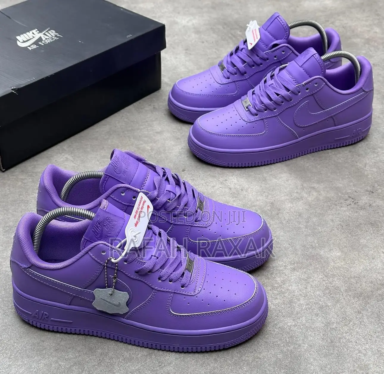 Original Unisex Purple Custom Nike Air Force 1 Low Sneakers