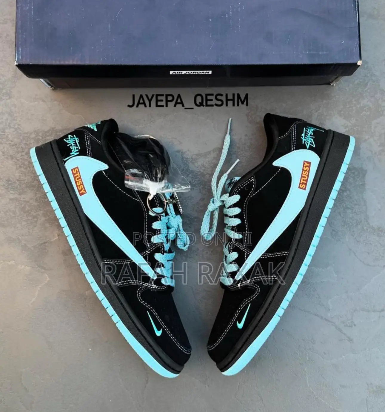 Original Nike Air Jordan Low X Travis Scott “Stussy” Sneaker