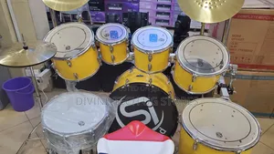 Photo - Professional Drum Set, Acoustic Drum Set,